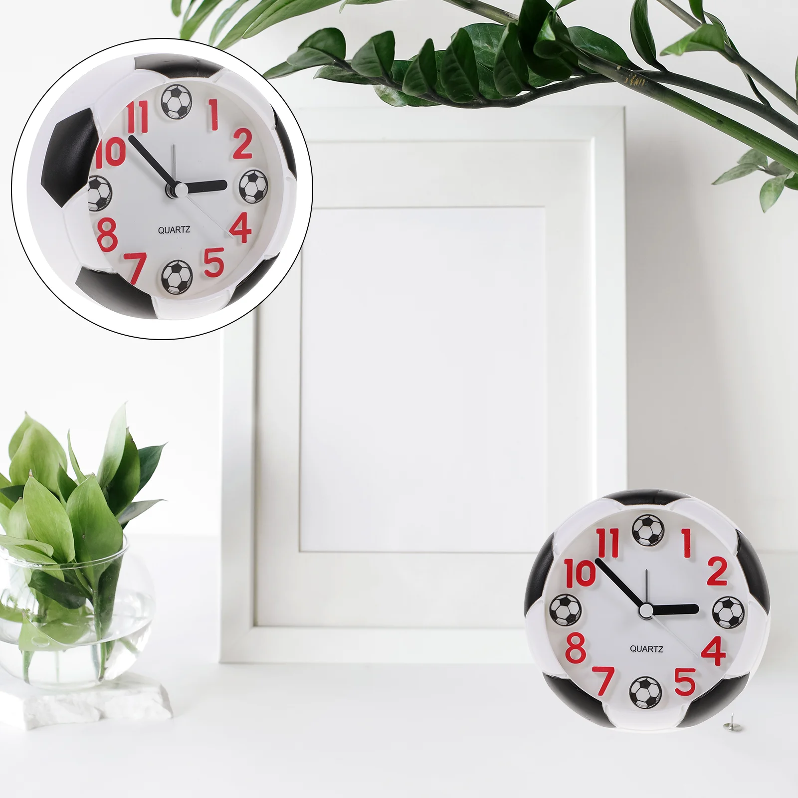 

Student Alarm Clock Football Cute Creative Soccer Bedside Delicate Design Simple