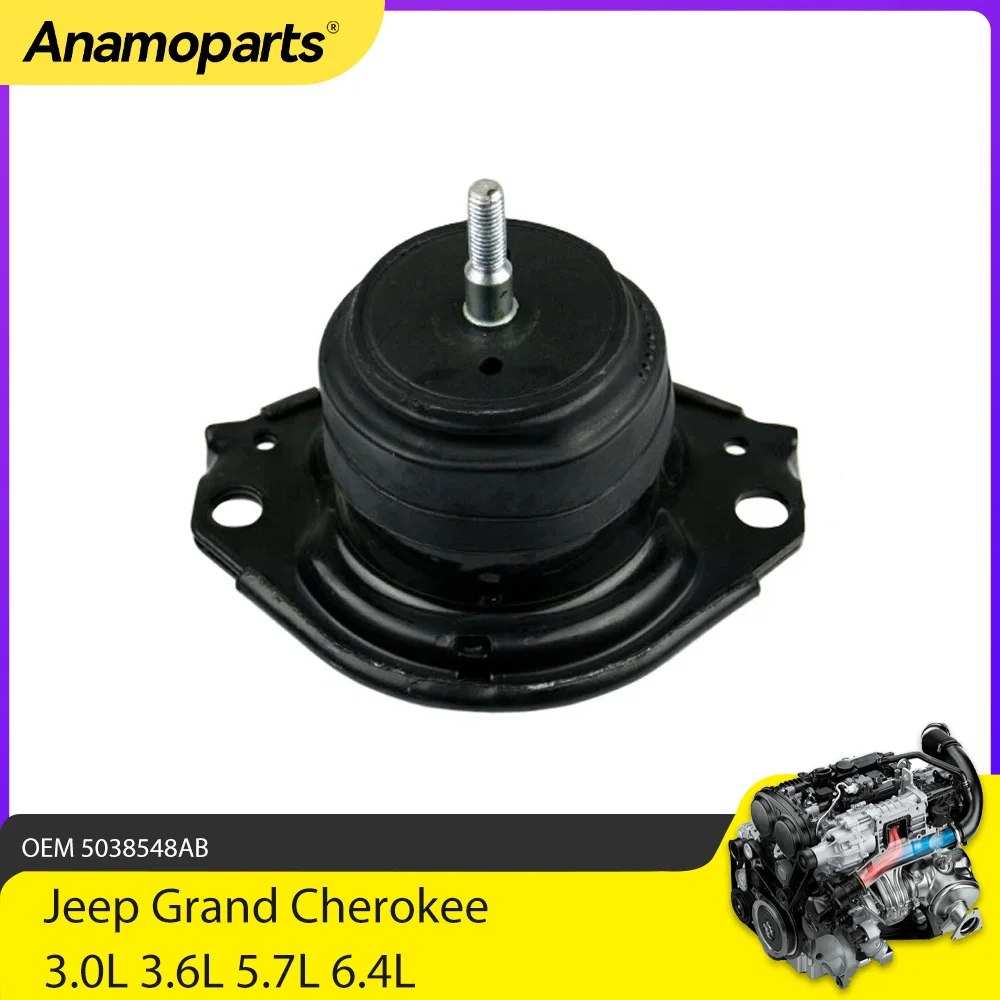 

Детали двигателя, передняя левая/правая опора, подходит для 3.0L 3.6L 5.7L 6.4L V6 Gas для Jeep Grand Cherokee 11-21 Dodge Durango 3.0 3.6 5.7 6.4 L