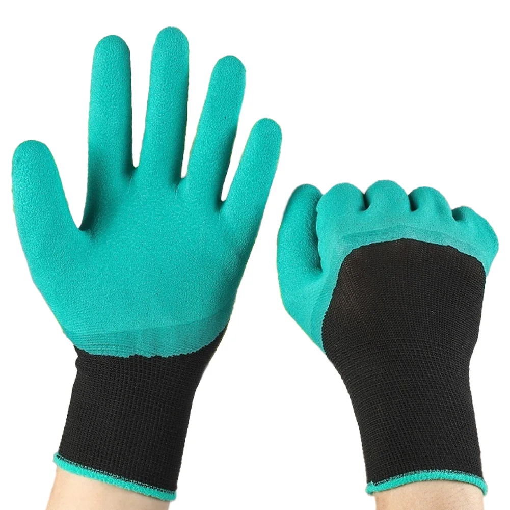 لينة اللاتكس قفازات العمل المنزلية Prick-proof قفازات اللاتكس الواقية عدم الانزلاق قفازات العمل تنفس لزراعة مقاومة للثقب