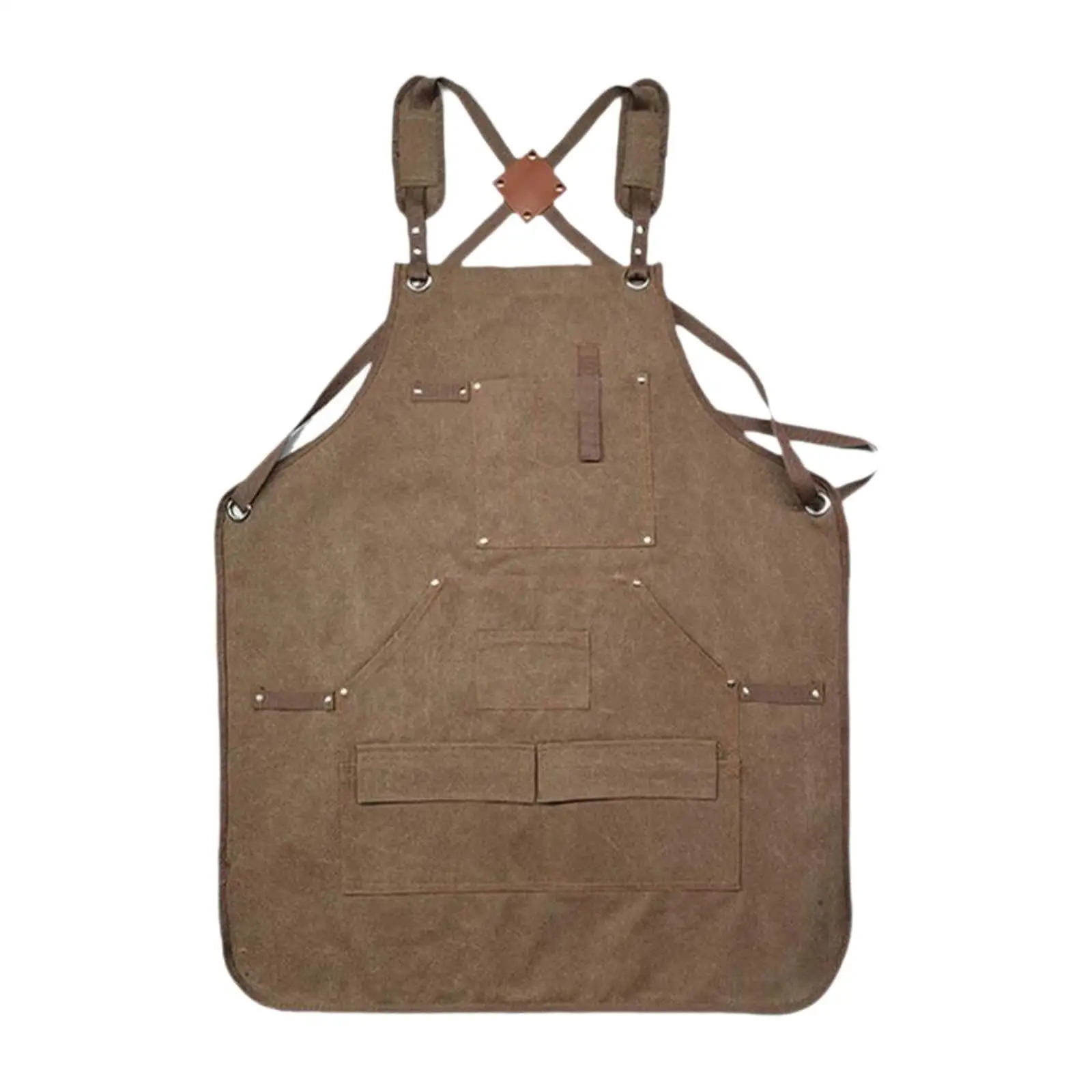 Woodworking Apron Adjustable Straps Multipurpose Painting Tool Apron for Electrician Plumbers Carpenter Men Women Technicians