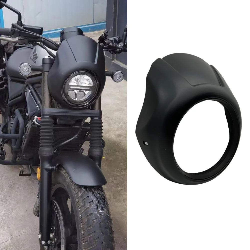 

Motorcycle Headlight Fairing Windshield Mask Cover & Head Light Guard Protector for Rebel CMX300 Hood CMX 300 17-21