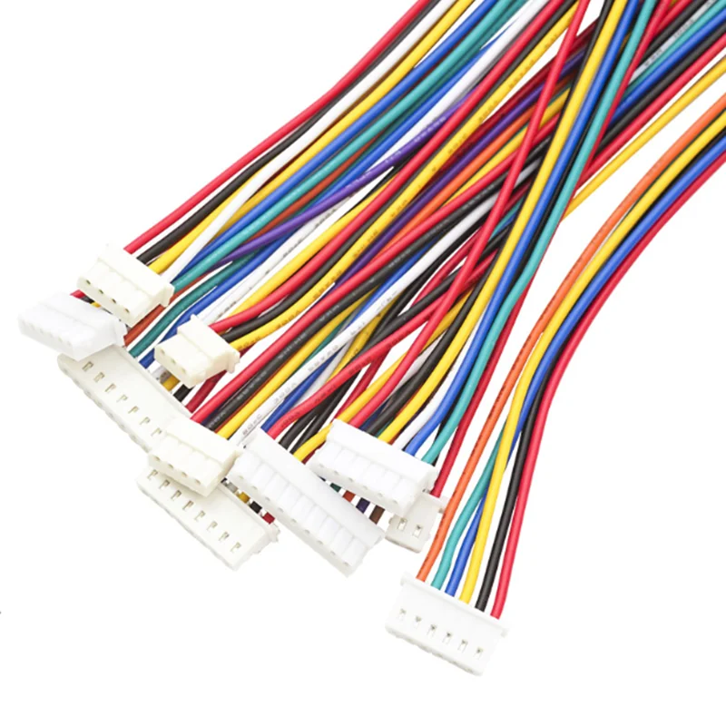 5pcs 5264 Terminal Line Spacing 2.5mm 2p 3p 4p 5p 6p Electronic Wire 26awg Single Head Connection Wire Length 10cm