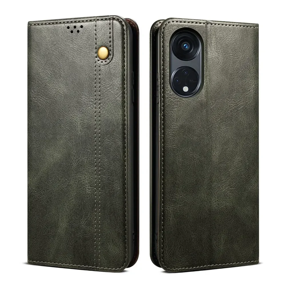 Leather Texture Flip Cover for OPPO A78 A58 57 5G Phone Case Book Capa A77S A94 A16 A54 S A38 A18 A57 A 78 A55 A96 A79 A57S A98