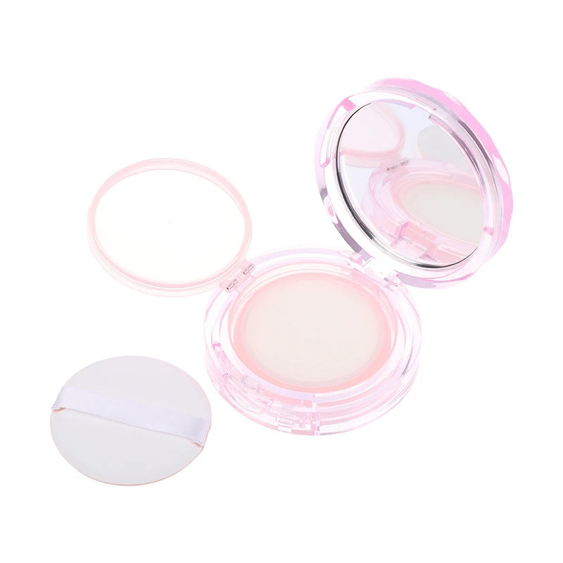 Almofada de ar vazia puff caixa portátil fundação diy caixa com espelho bb creme caso cosmético recipiente com esponja ferramentas de maquiagem
