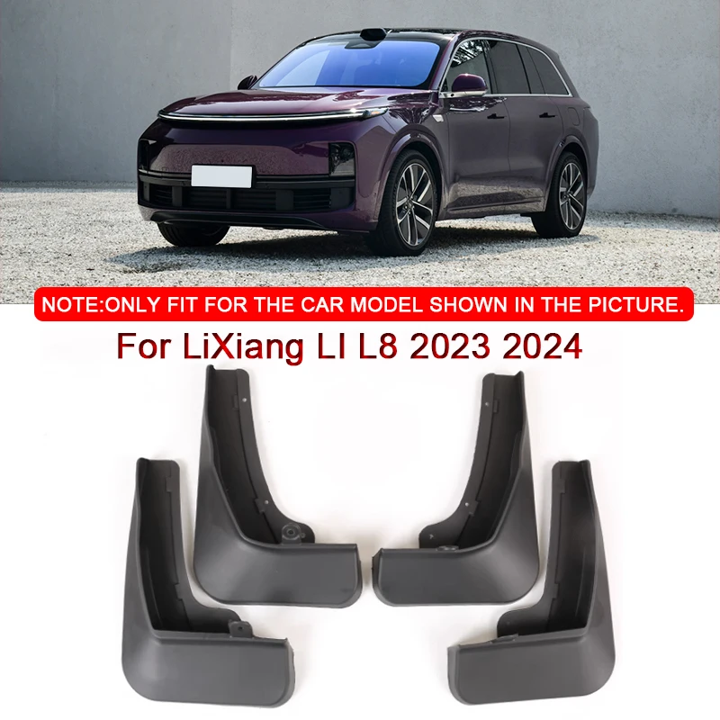 

Подходит для LiXiang LI L8 2023 2024, Стайлинг автомобиля, ABS, автомобильные брызговики, брызговики, переднее и заднее крыло, автоаксессуары