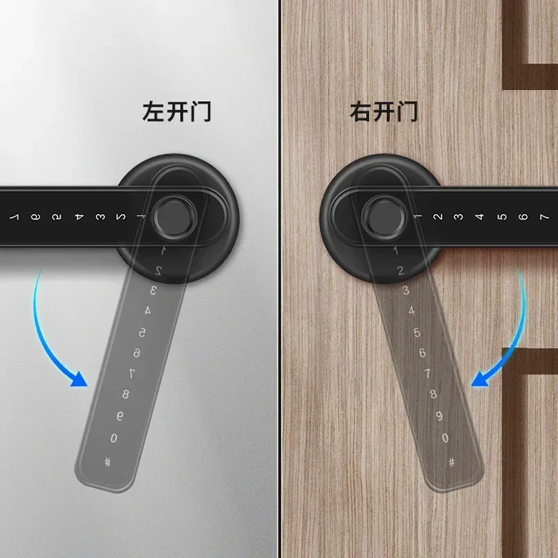 

Best Tuya BLE Fingerprint Door Lock Digital Electronic Lock with Password/Key/IC Card/Smartlife/Tuya APP Unlock Office Home Ball