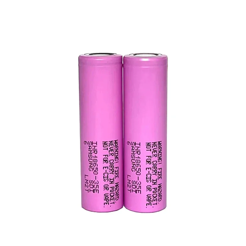 18650 lithium Ion battery 3.7V 3500mAh 25A Discharge INR18650 35E Rechargable Batteries Li-Ion cells for Screwdriver Flashlight