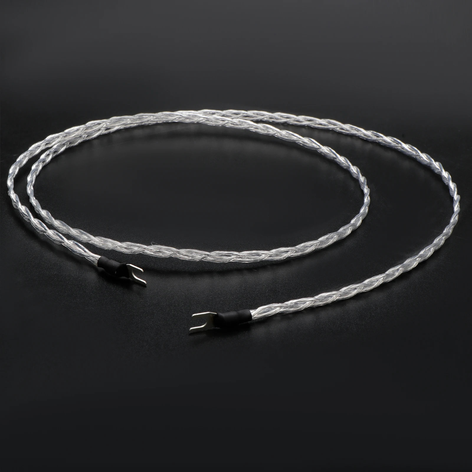 HiFi Audio Jumper Cable Ground Wire OCC Silver Plated Bridge Cable LP Vinyl Record Player Amplifier Chassis Signal Cable