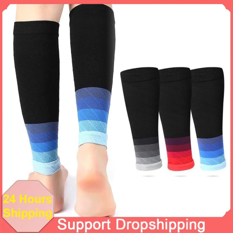 1 Paar Kompressionssocken, Wadenärmel, Laufbein-Kompressionshülse für Schienbeinschiene für Männer und Frauen, 20–30 mmHg, atmungsaktive Socken