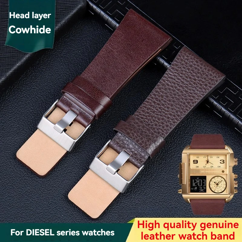 Lychee Patterned Cowhide Watch - Diesel Watches Smartwatch 评论和价格