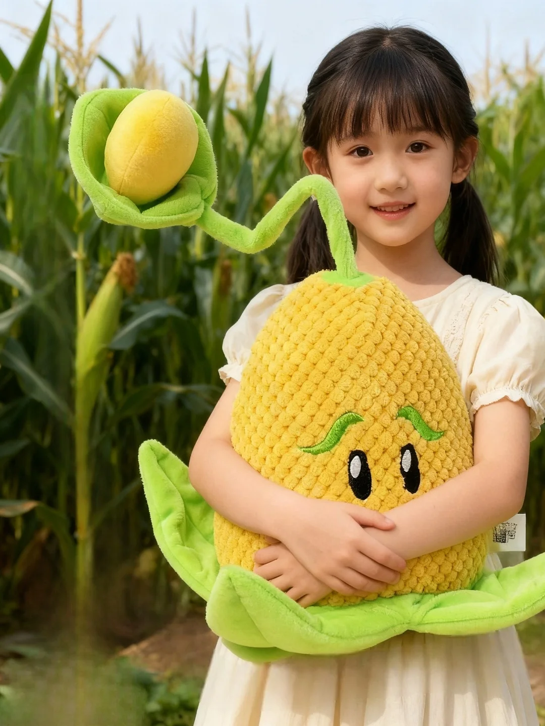 

Мягкие плюшевые игрушки для девочек от 5 лет: растения, зомби, кукуруза, арбуз, подсолнух. Наполнитель — ПП-хлопок.