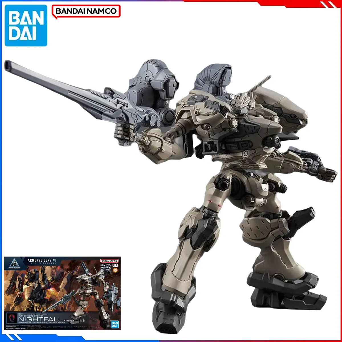 

Genuine Bandai Original Armored Core Figure Model Kits 30MM 1/144 Anime Figures RaD CC-2000 ORBITER Nightfall Action Model Toys