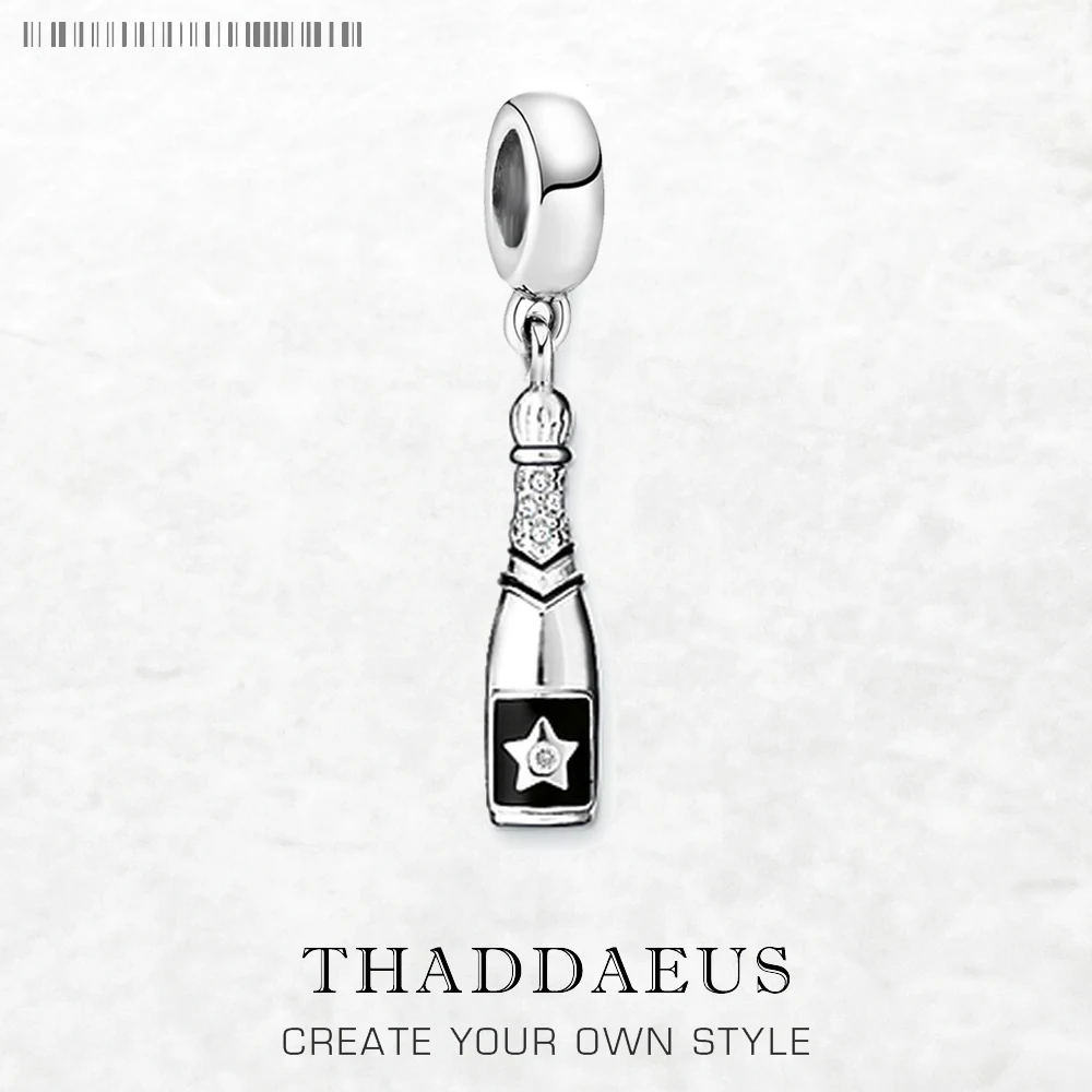 

Beer with Star Dangle Charm Pendant Sterling Silver 925 Brand New Fine Jewelry Women Men Trendy Gift