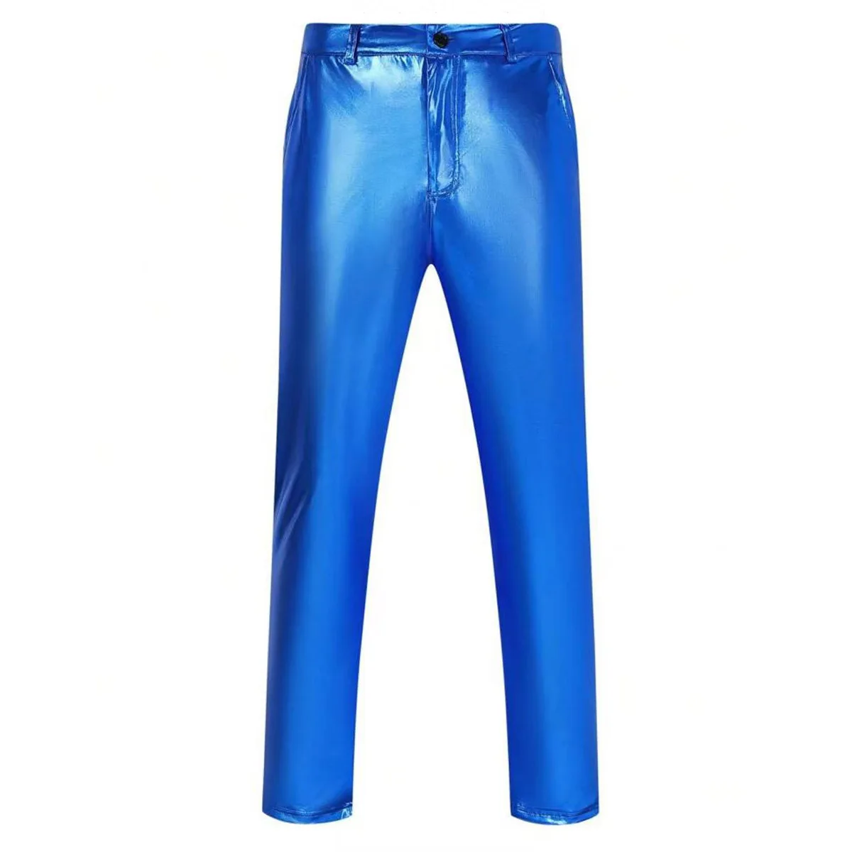 New Glossy Leather Pants Performance Matte Casual Pants Stage Performance Pants