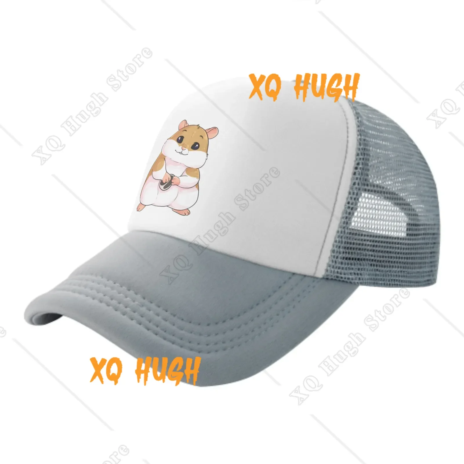 Hamster Protects Melon Seeds Summer Leisure Sports Daily Sun Hat Fishing Outdoor Men's and Women's Truck Caps Fashion