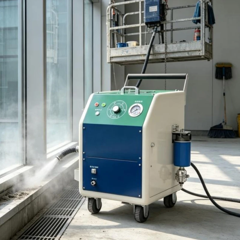 Quiet Operation Noise Reducing Dry Ice Cleaning System Suitable for Indoor Workshops and Noise Sensitive Environments