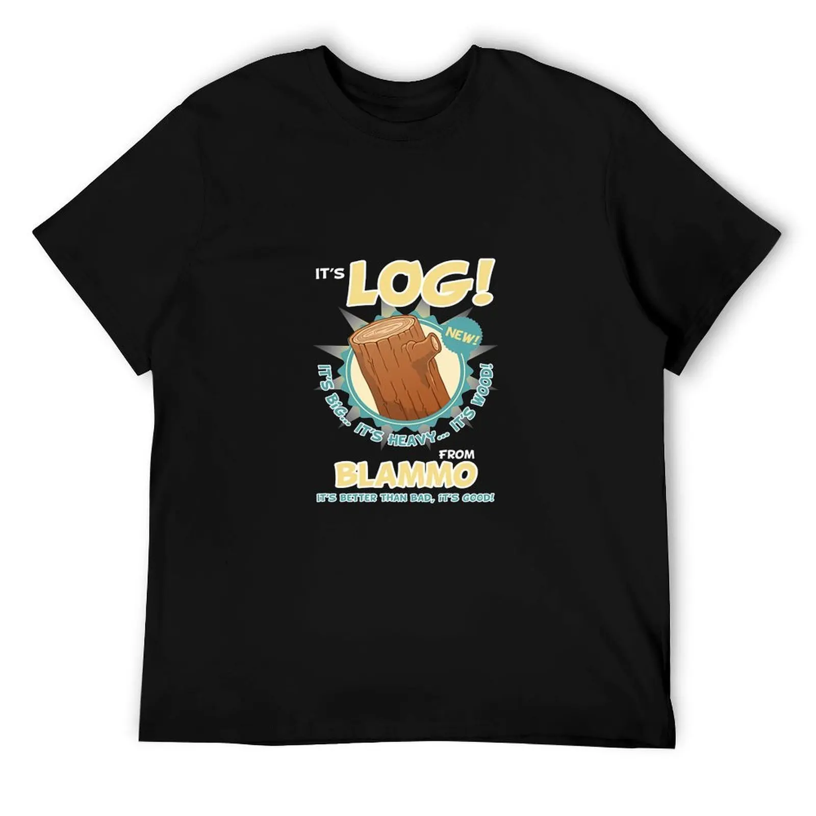 

Ren And Stimpy It's Log! T-Shirt t shirts for man pack white funny t shirts dark humor T-Shirt