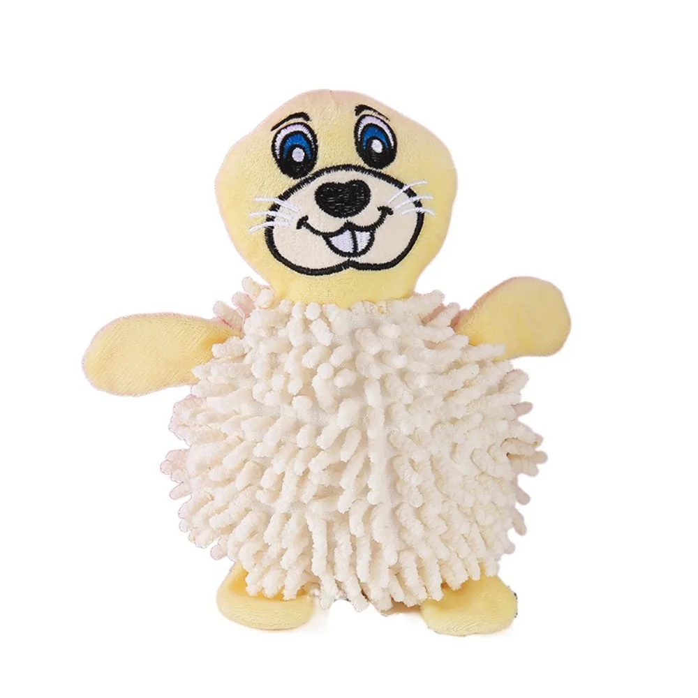 

Pet Interactive Toy Bite Resistant Dog Teeth Grinding Toy Interactive Soft Noise Making Toy Polyester Chew Toy Puppy Training