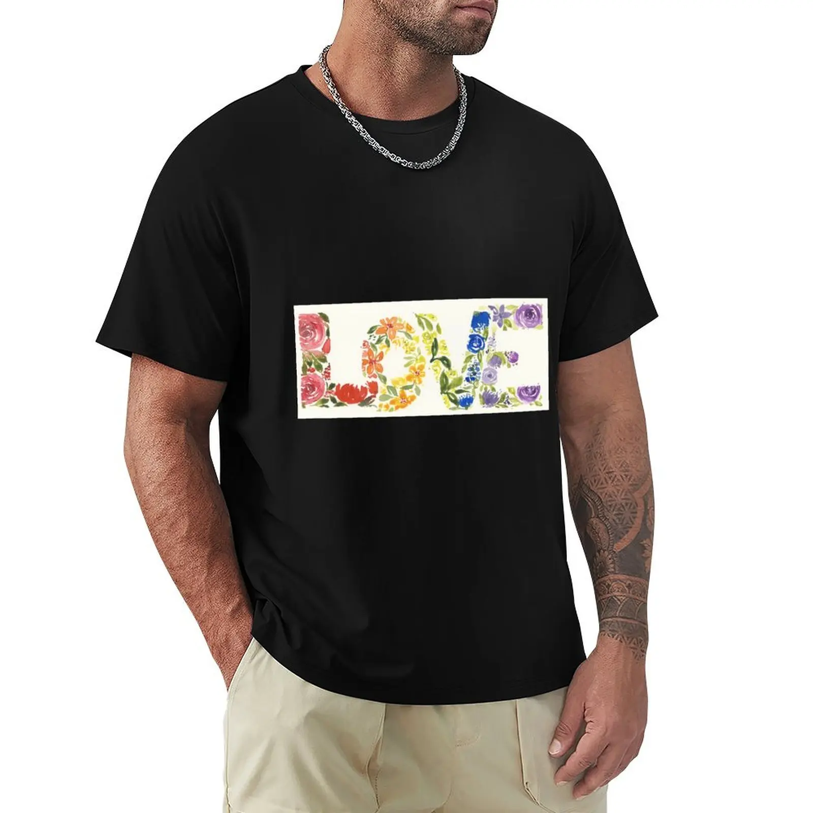 Pride LOVE in flowers T-Shirt Performance Dry Fit T-Shirt