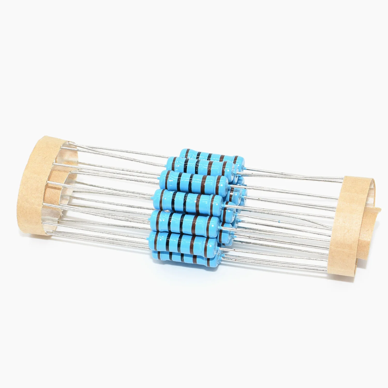 T88C 20 Buah 100 Ohm 1% 3W Resistor Film Logam 3 Watt 100R Resistor