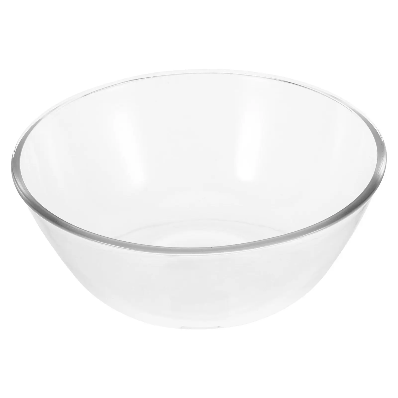 

Clear Glass Mixing Bowls Set for Kitchen Salad Dough Egg Prep Stylish Elegant Heavy Duty Multi Purpose Decorative Cooking Bowls