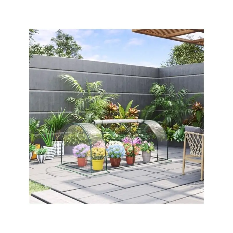 植物用のPVCカバー付きミニ温室