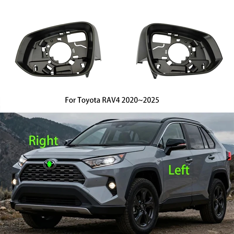 

For Toyota RAV4 XA50 2020 2021 2022 2023 2024 2025 2026 Car Side mirror Left and right Rearview mirror frame