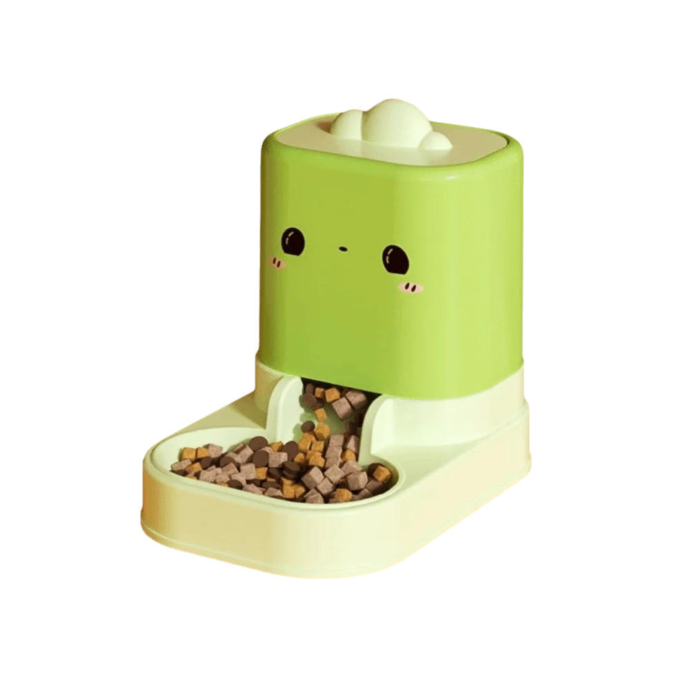 

Автоматическая кормушка для кошек большой емкости с защитой от проливания, мультяшная форма, диспенсер для воды для домашних животных, прочная пластиковая кормушка для собак для кормления воды