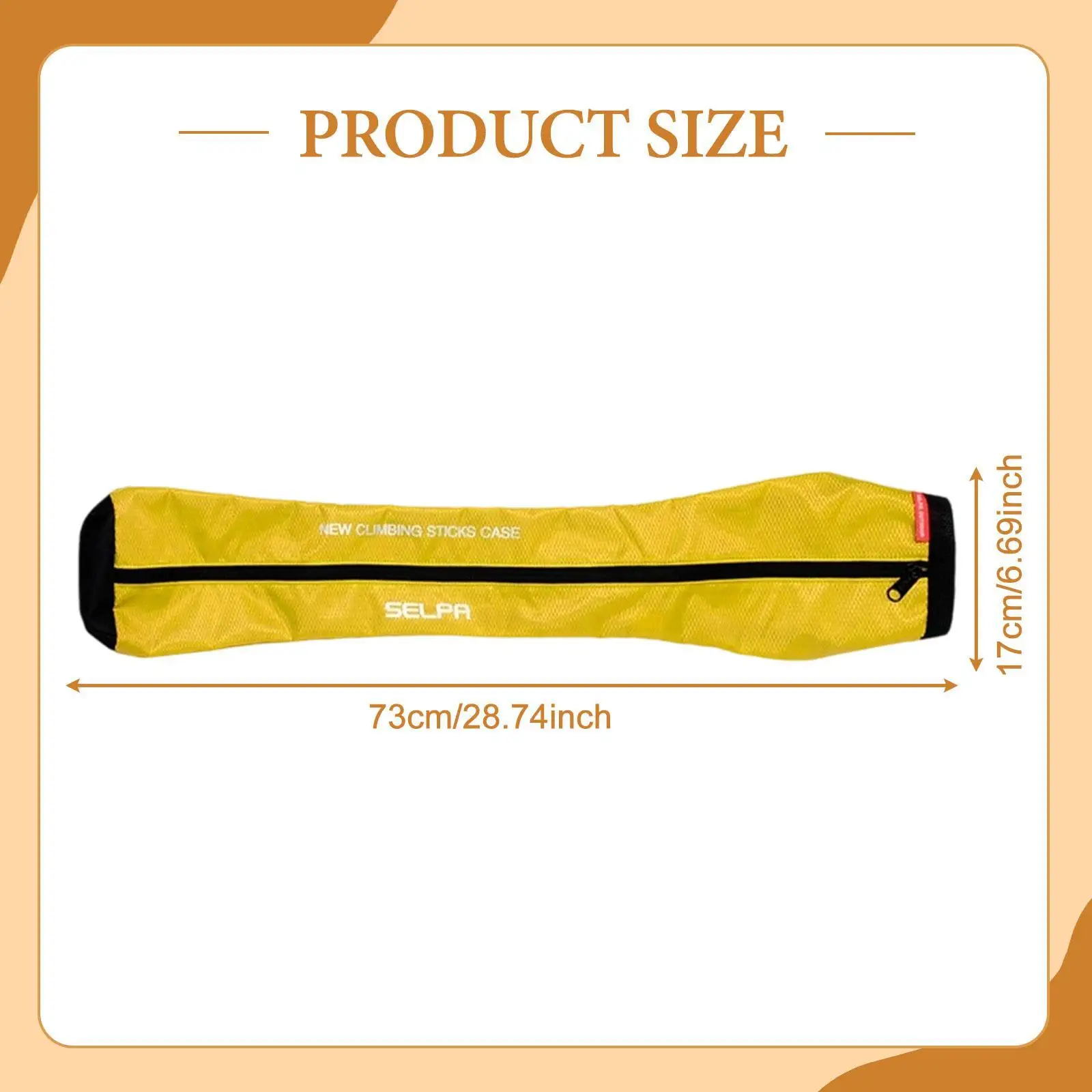 حقيبة حمل أقطاب الرحلات حقيبة حمل محمولة للرحلات والمشي والتسلق