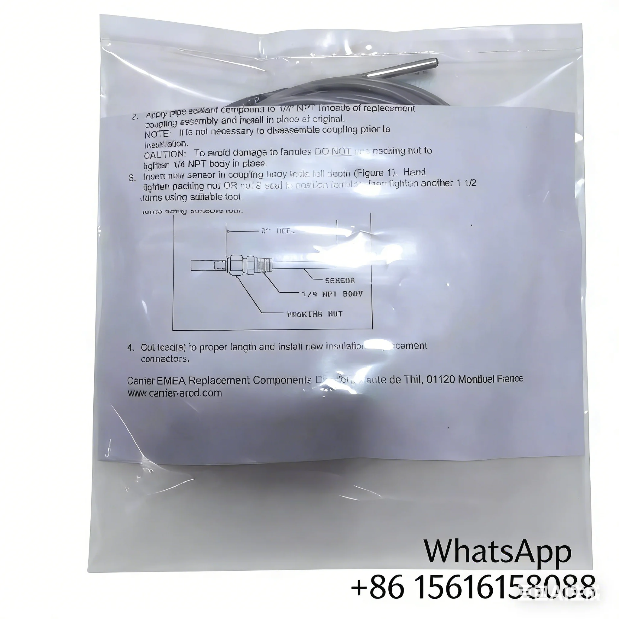 

Carrier 30GT Central Air Conditioner 30GB660002 Air-cooled Unit Temperature Sensor Kit