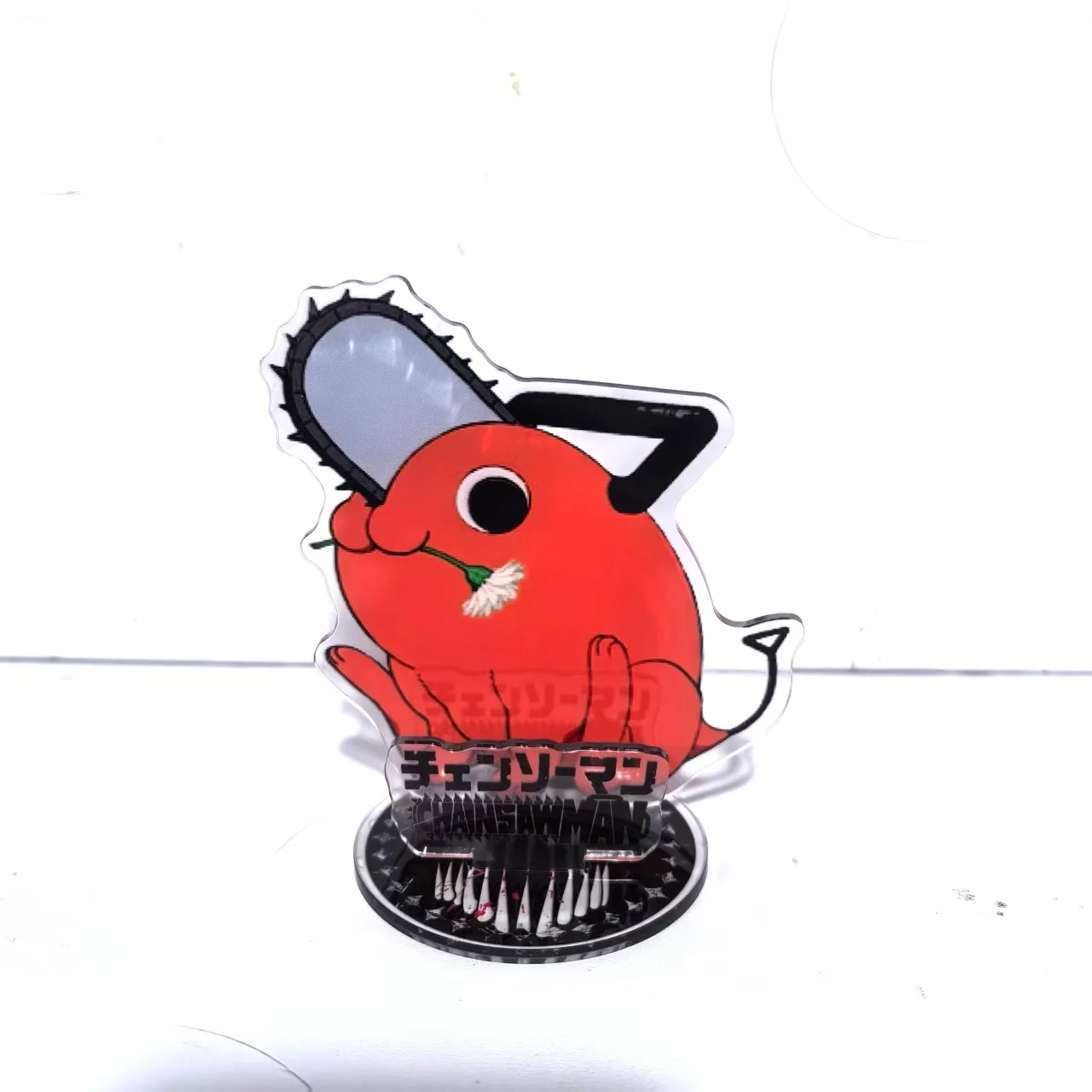 Anime 15 cm Kettensäge Mann Acryl Ständer Makima Power Cosplay Modell Platte Nette Sammlung Tasche Fans Geschenke Pochita 10 cm