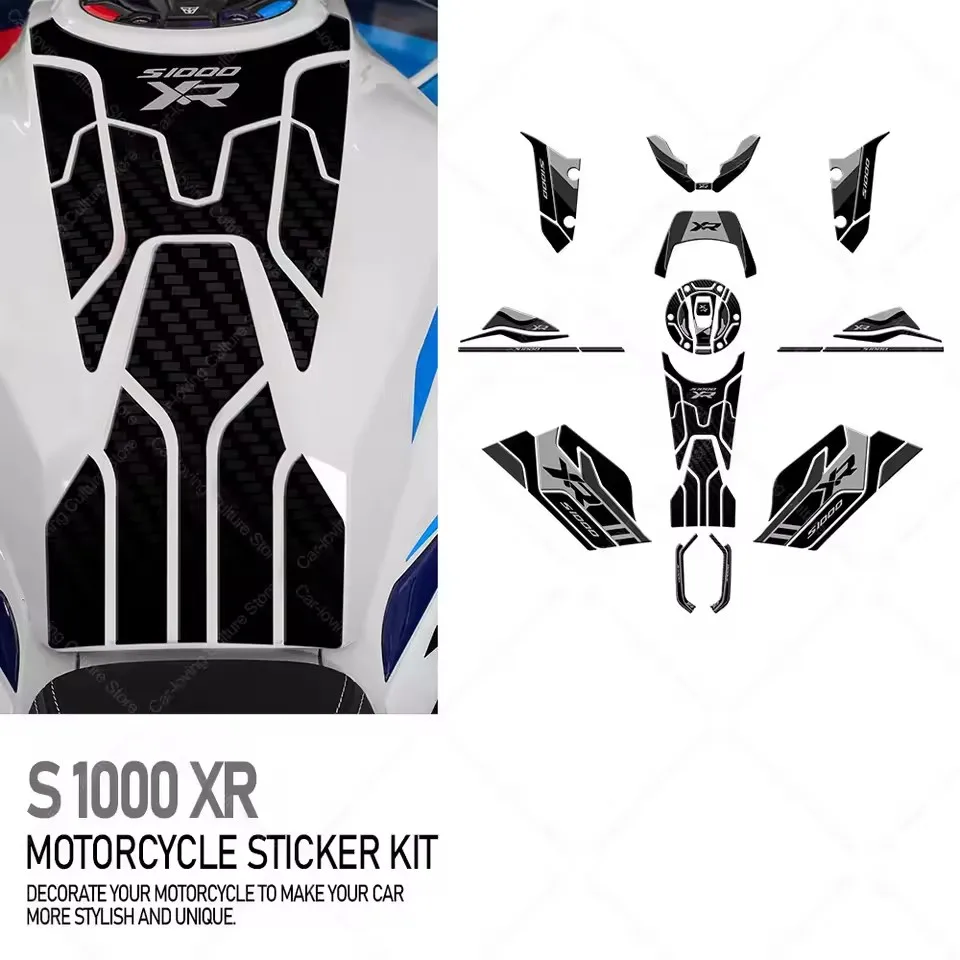 

For S 1000 s1000 XR Motorcycle Accessories Tank Pad 3D Gel Epoxy Resin Stickers Kit Anti-Slip Waterproof Sticker