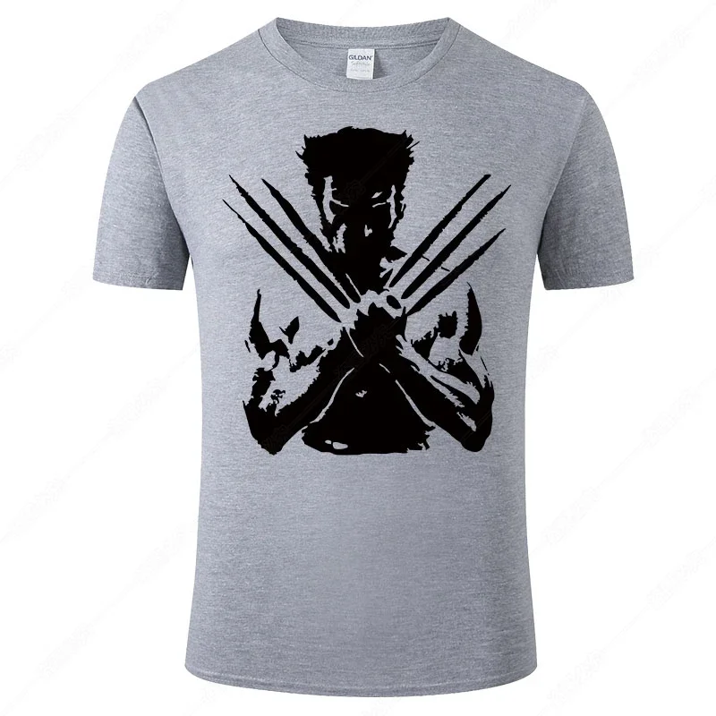 X-Men Wolverine T Shirt Men Women Summer T-Shirt 2021 Fighting Streetwear Tee 100% Cotton Short Sleeve Print Tshirt Homme J43