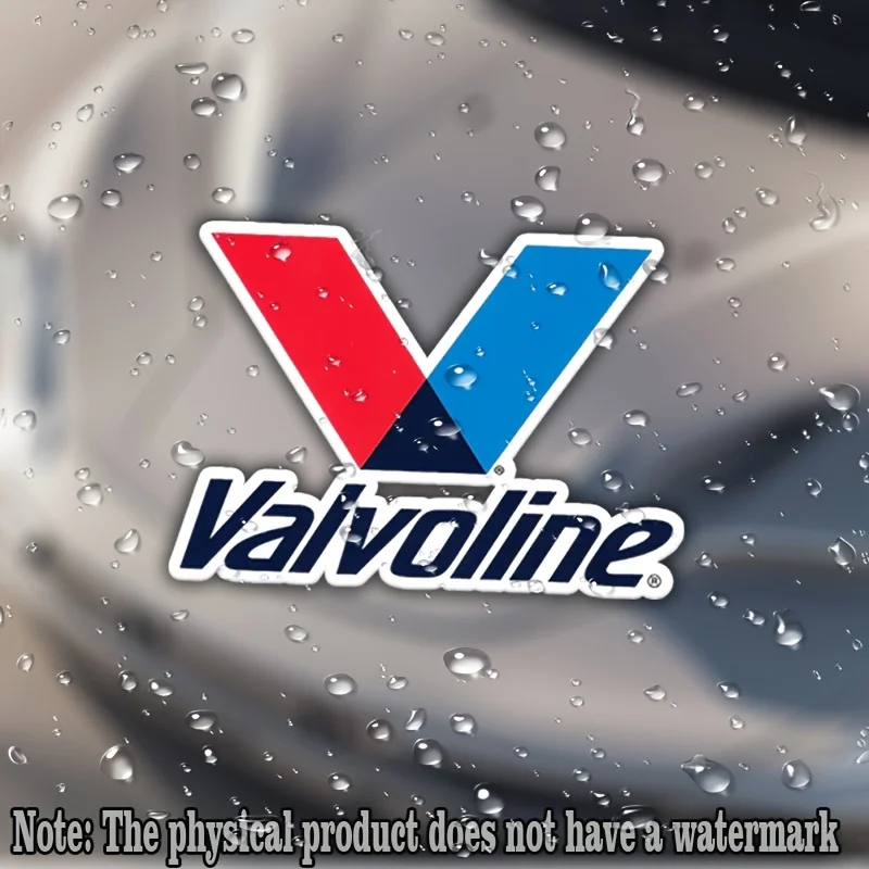 قطعة واحدة من ملصق السيارات الرائع Valvoline - شعار فريد لتخصيص سيارتك أو الدراجة النارية أو الشاحنة أو الأدوات - مناسب