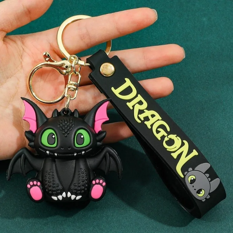 Como Treinar Seu Dragão Desdentado: Chaveiro Criativo de Carro com Desenho Animado, Pingente Personalizado de Personagem de Anime para Mochila, Presen