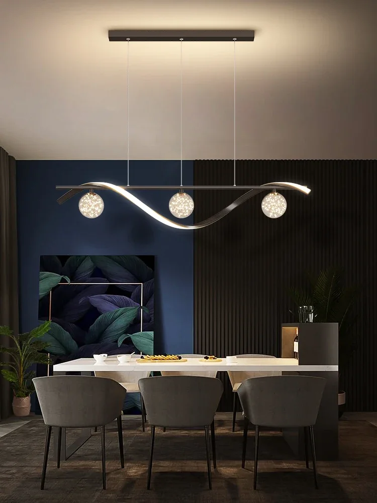 2025 Modern Minimalist Led Pendant Lamps Dimming For Coffee Table Dining Room Kitchen Island Ceiling Chandelier Home Lighting Fi
