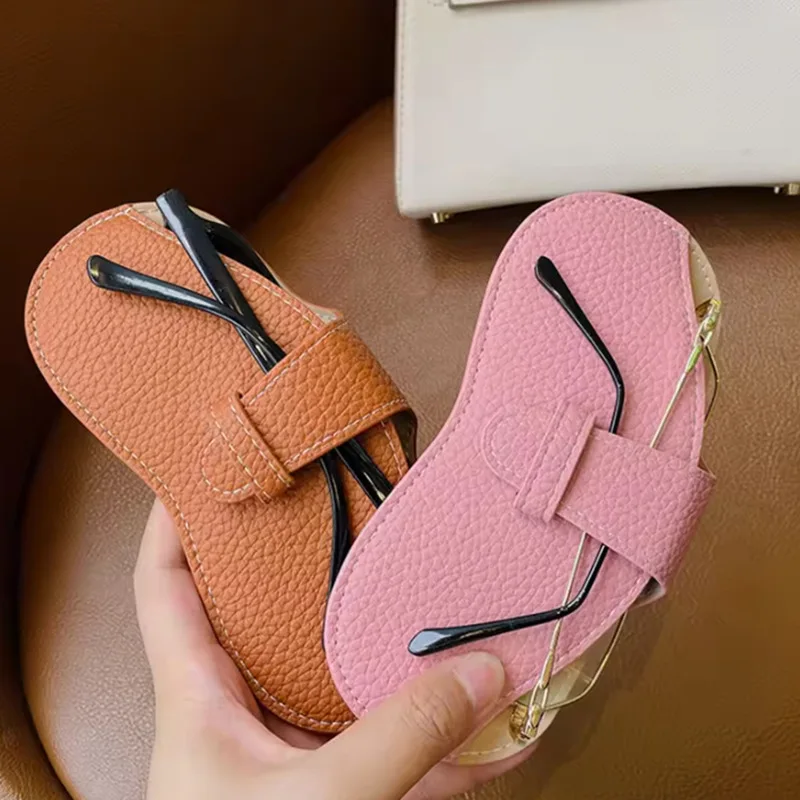PU Leather Portable Glasses Bag Sunglasses Storage Bags Men and Women Car Glasses Protective Cover Anti-crushing Glasses Clip