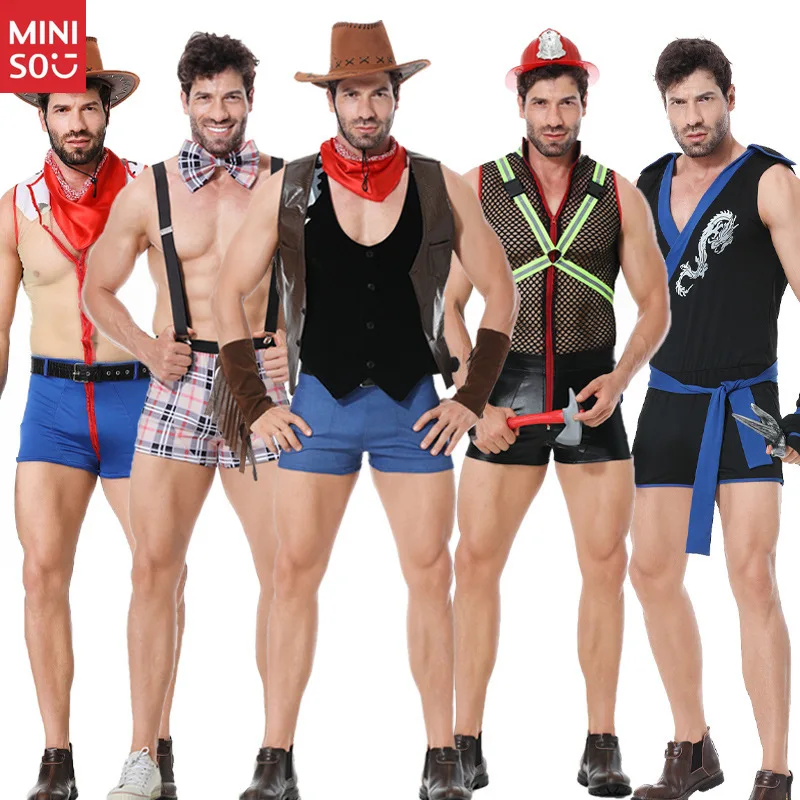 

Miniso Nightclub DJ Costume, Sexy Party Role Play Outfit for Stage & Club