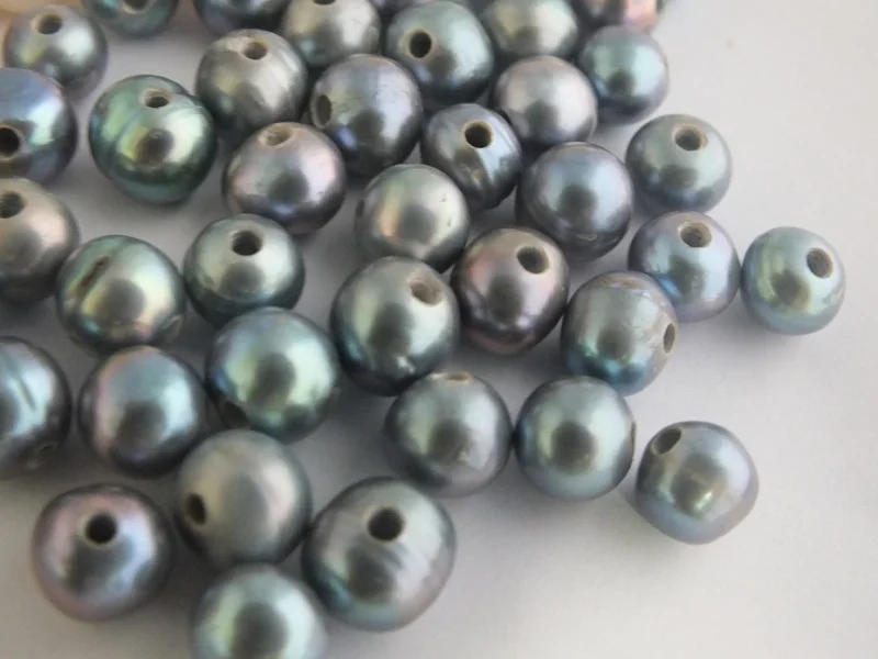 100pcs Natural Freshwater Potato Pearls Beads AA Grade , 9-10mm,2mm hole  Great for Jewelry Making ,Loose beads