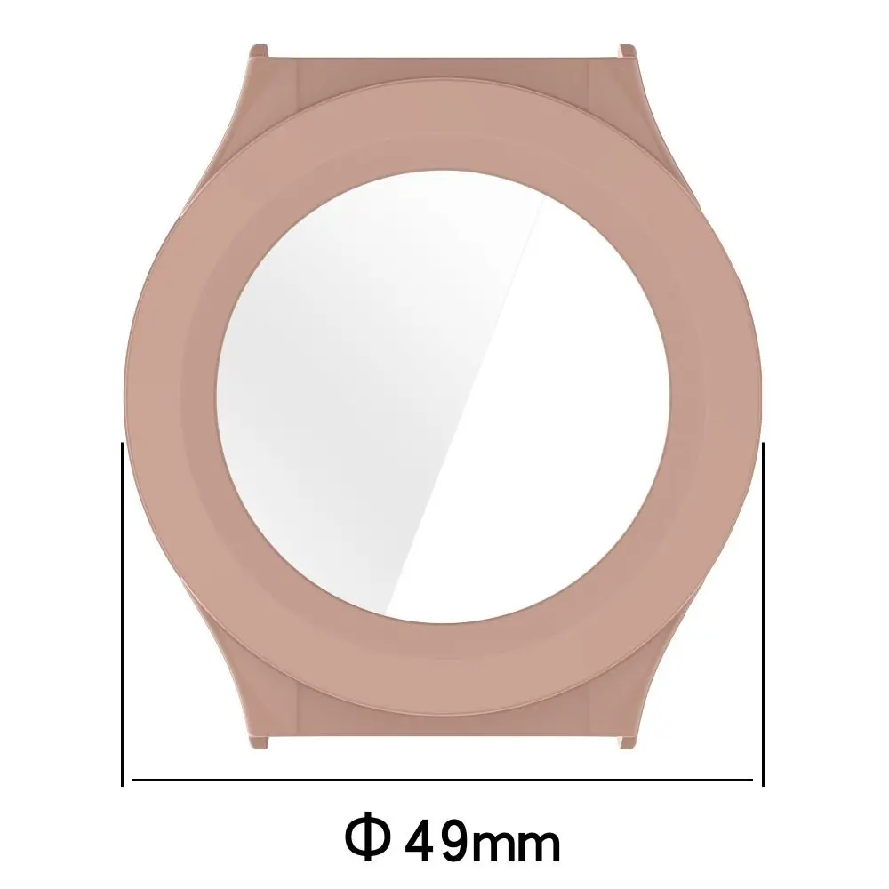 PC+Tempered Protective Case Anti-Scratch Full Coverage Screen Cover Bumper Protector Shell for Amazfit Cheetah Round/Cheetah Pro