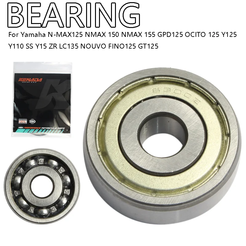 

For N-MAX125 NMAX 150 155 GPD OCITO 125 Y125 110 SS Y15 ZR LC135 NOUVO FINO125 GT125 FRONT WHEEL Bearing
