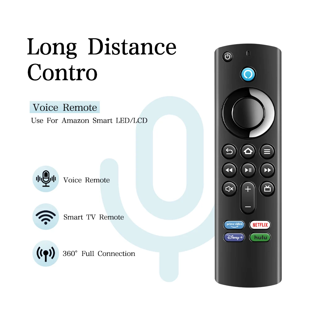 AF-V6 Voice Controlled Remote Replacement for Smart TV is compatible with Fire TV Stick 4K / 4K Max TV models