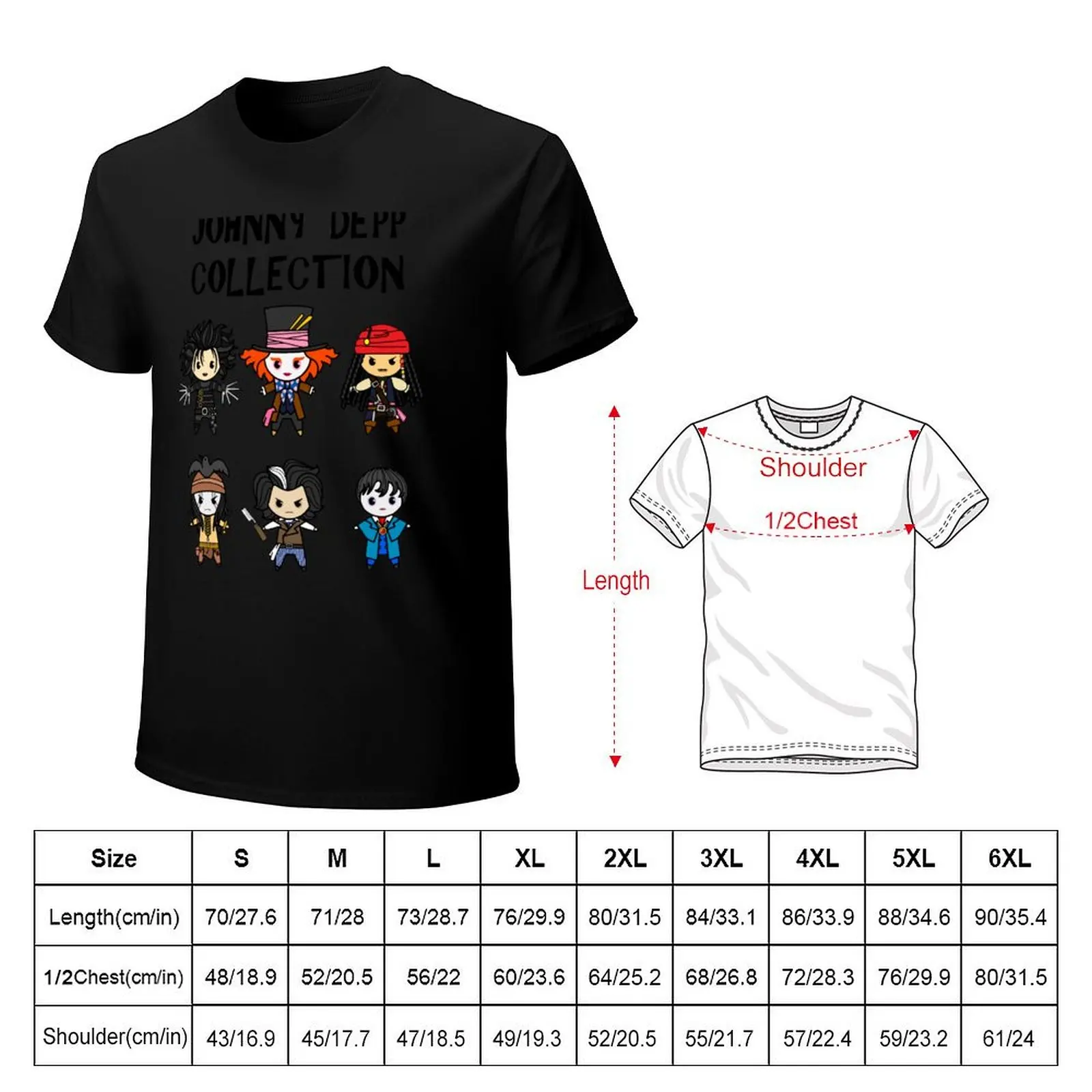 Depp Collection T-Shirt vintage cute tops mens workout shirts