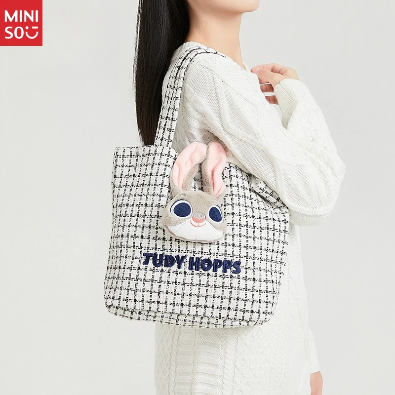 Disney Plush Tote Bag for Women, Cute Large Shoulder Bag with Character Figure