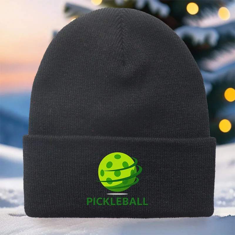 A Printed Hat Related to 'Pickleball', Suitable for Couples, Warm for Sports And Leisure, Perfect for Comfortable Autumn