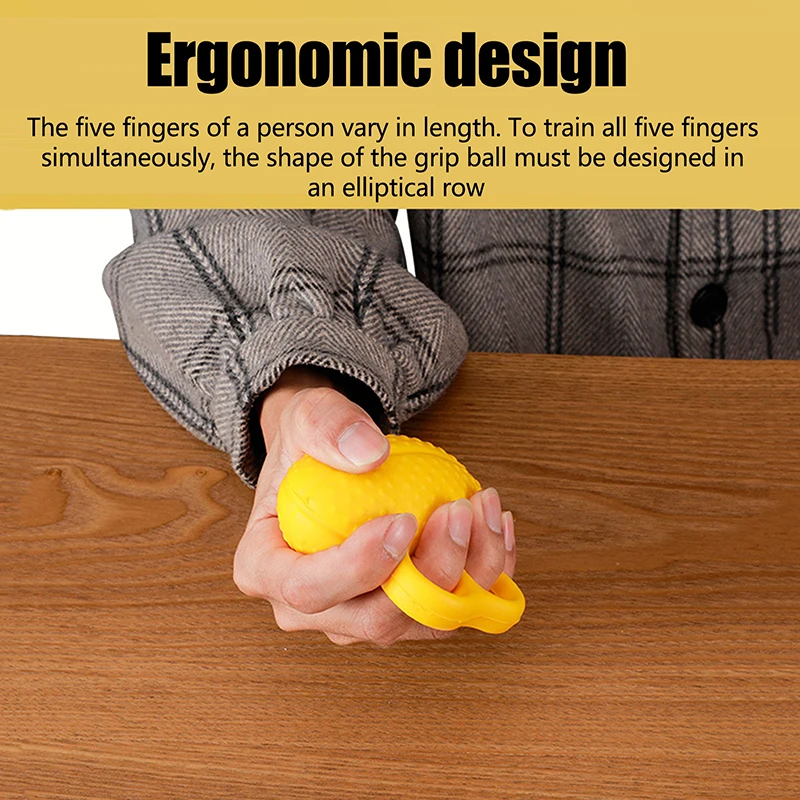 Hand Grip Strengthener Finger Exerciser Training Ball For Patient Recovery Elderly Stroke Arthriti Physical Therapy Hand Massage