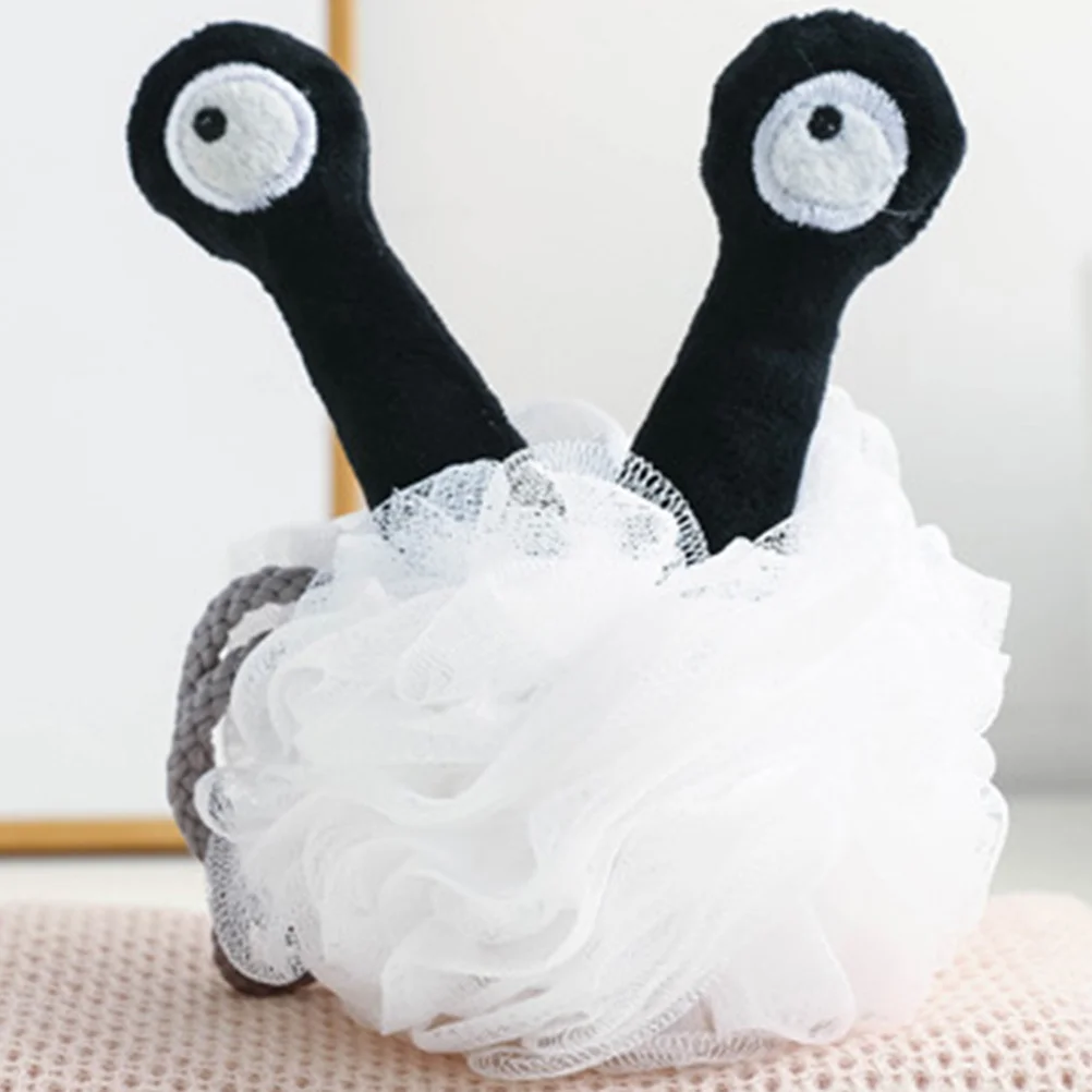 

3Pcs Cartoon Shower Loofah Body Exfoliating Bath Ball Pe Safe No Scratch Relaxing Bath Accessory Shower Loofah
