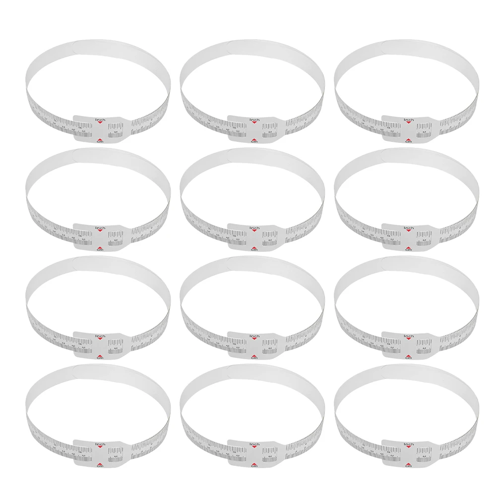 

12 Pcs Clothing Measuring Ruler Fitness Tape Plastic Infant Head Circumference Measure