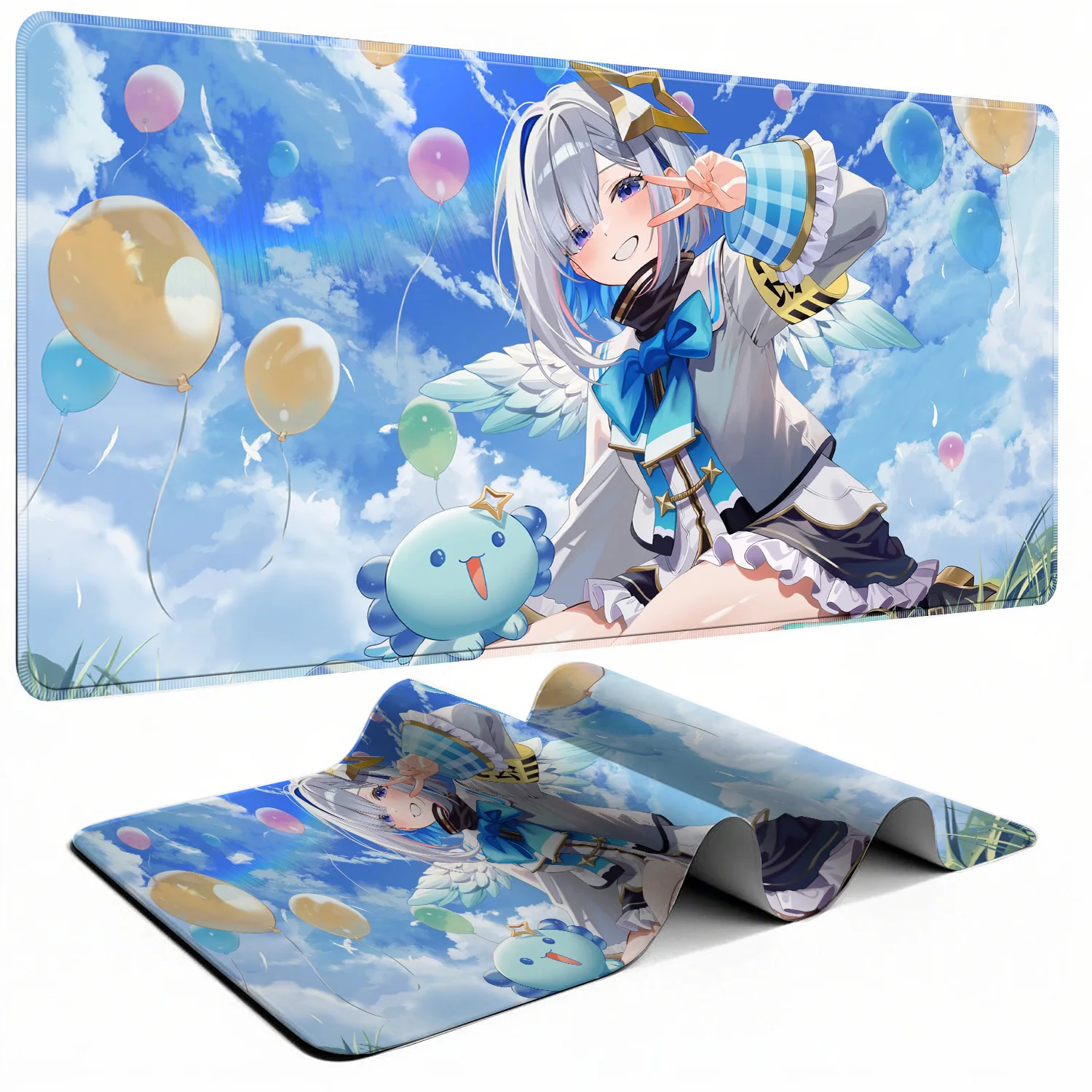 Amane Kanata Mouse Pad Large Computer Mouse Pad Office Accessories XXL Pc Gamer Non-slip Deskmat Mousepad Keyboard