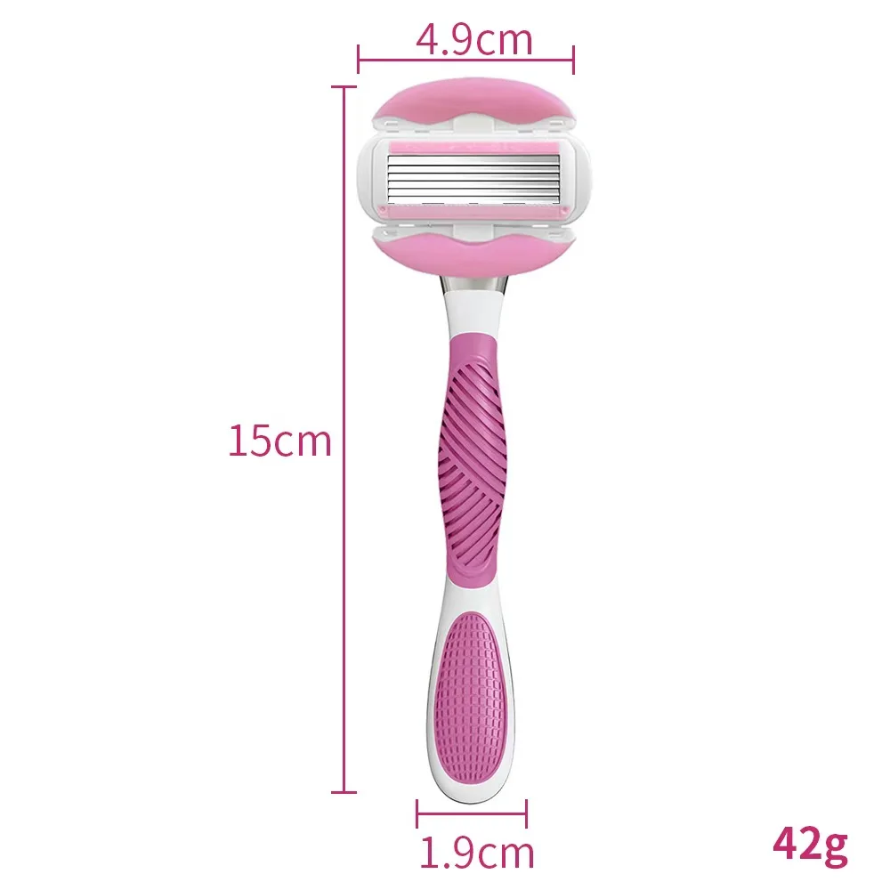 JOKMAE Metal Handle Shaver Safety Razor Set High Quality Women Razor Sharp Shaver For Female Leg Hair Removal Armpit Hair Razor - Image 5